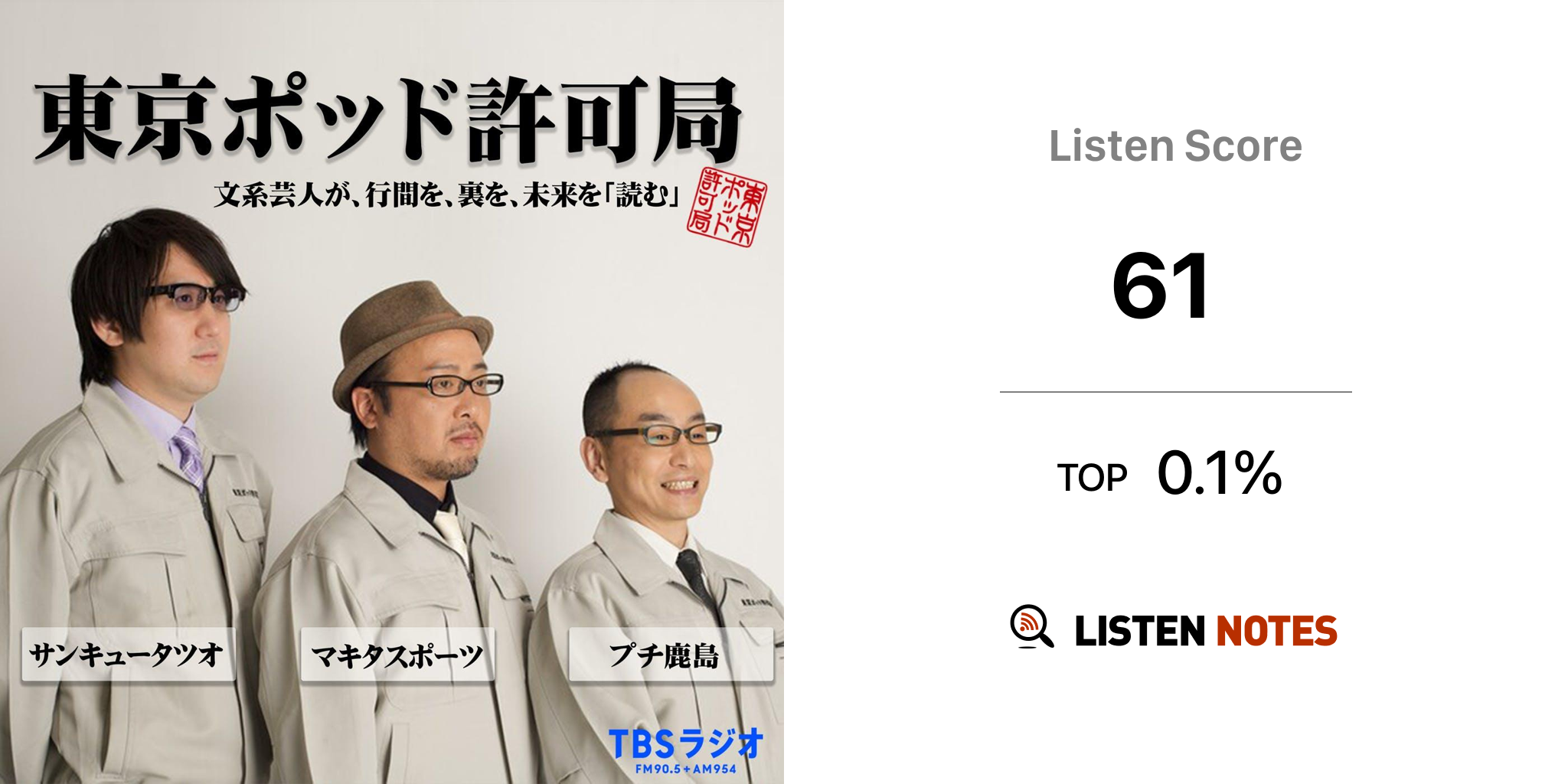 東京ポッド許可局 Podcast Collection08-13