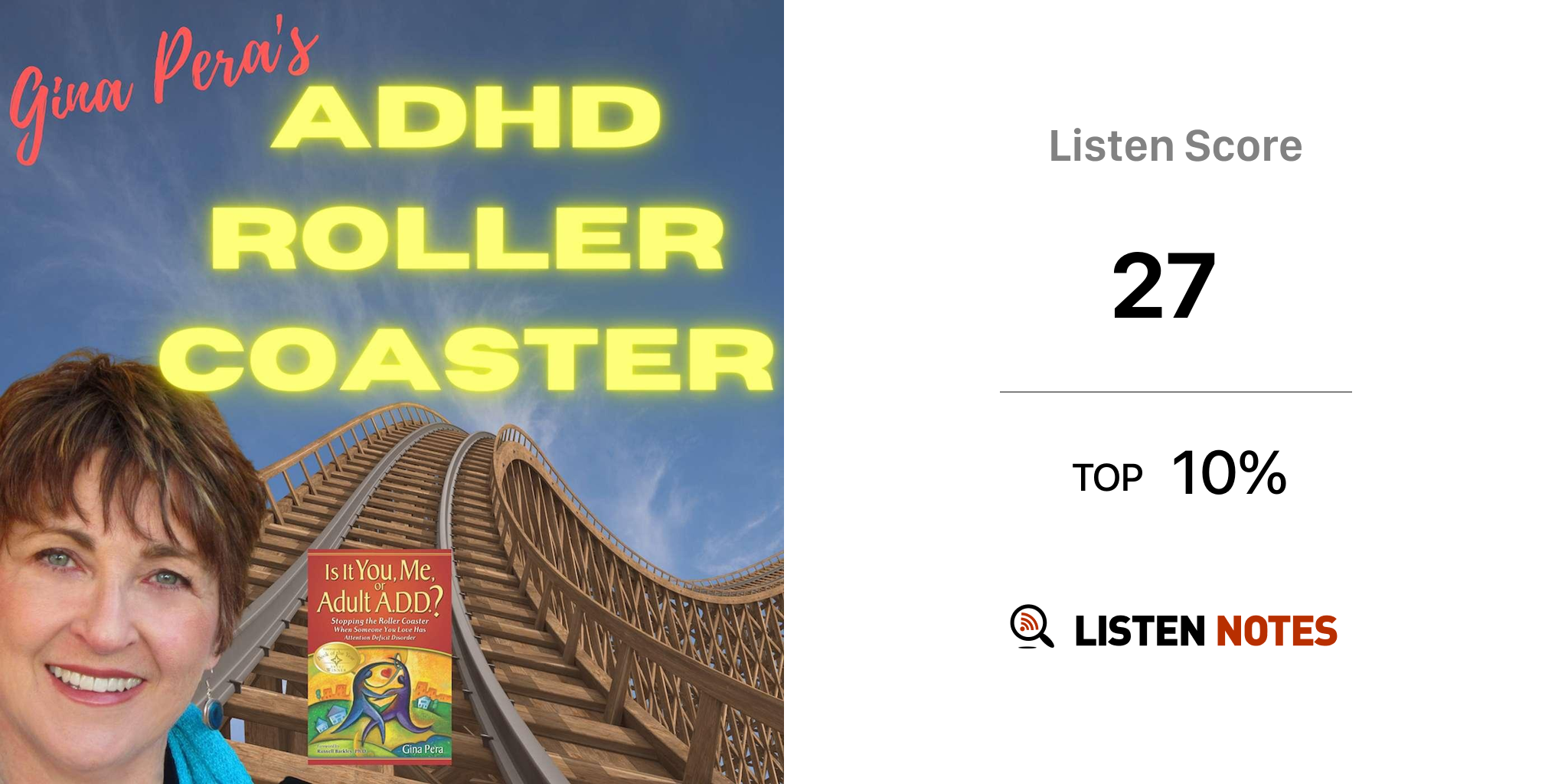 Gina Pera s Adult ADHD Roller Coaster podcast Gina Pera