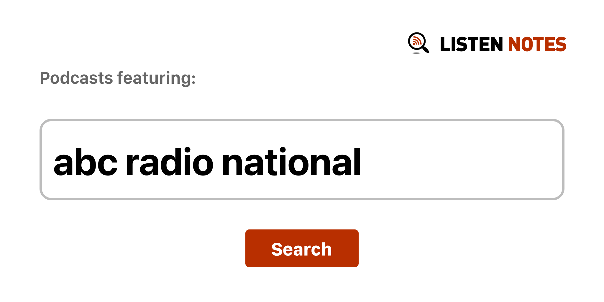 Latest ABC Radio National podcasts (2023) | Listen Notes