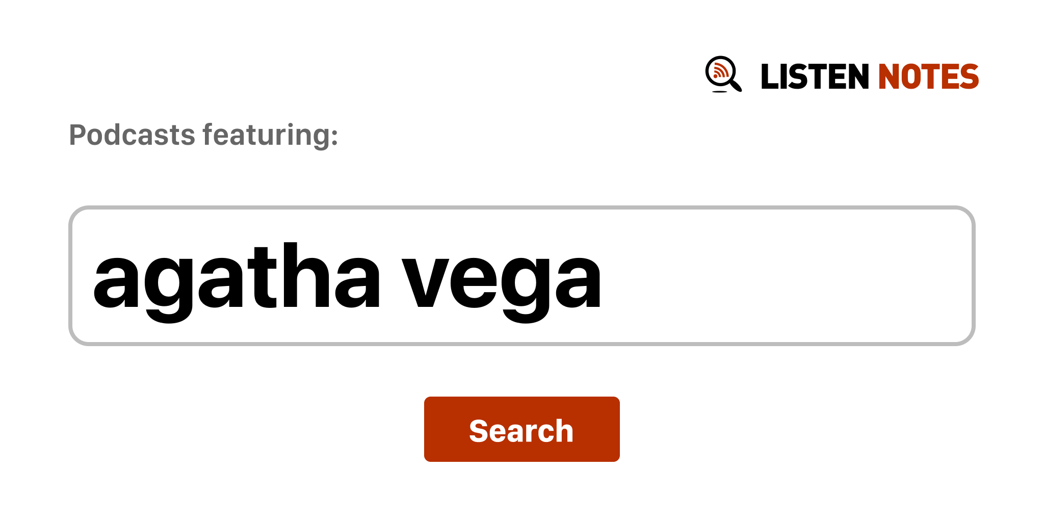 Agatha Vega - Top podcast episodes