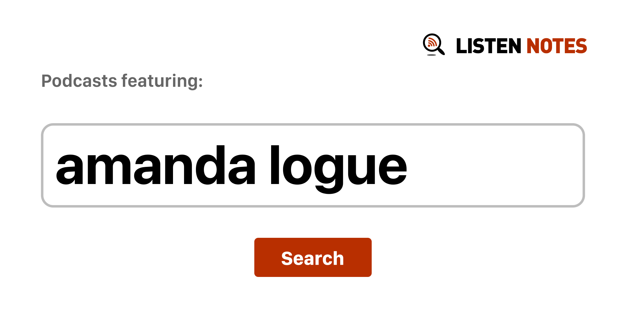 Amanda Logue - Top podcast episodes