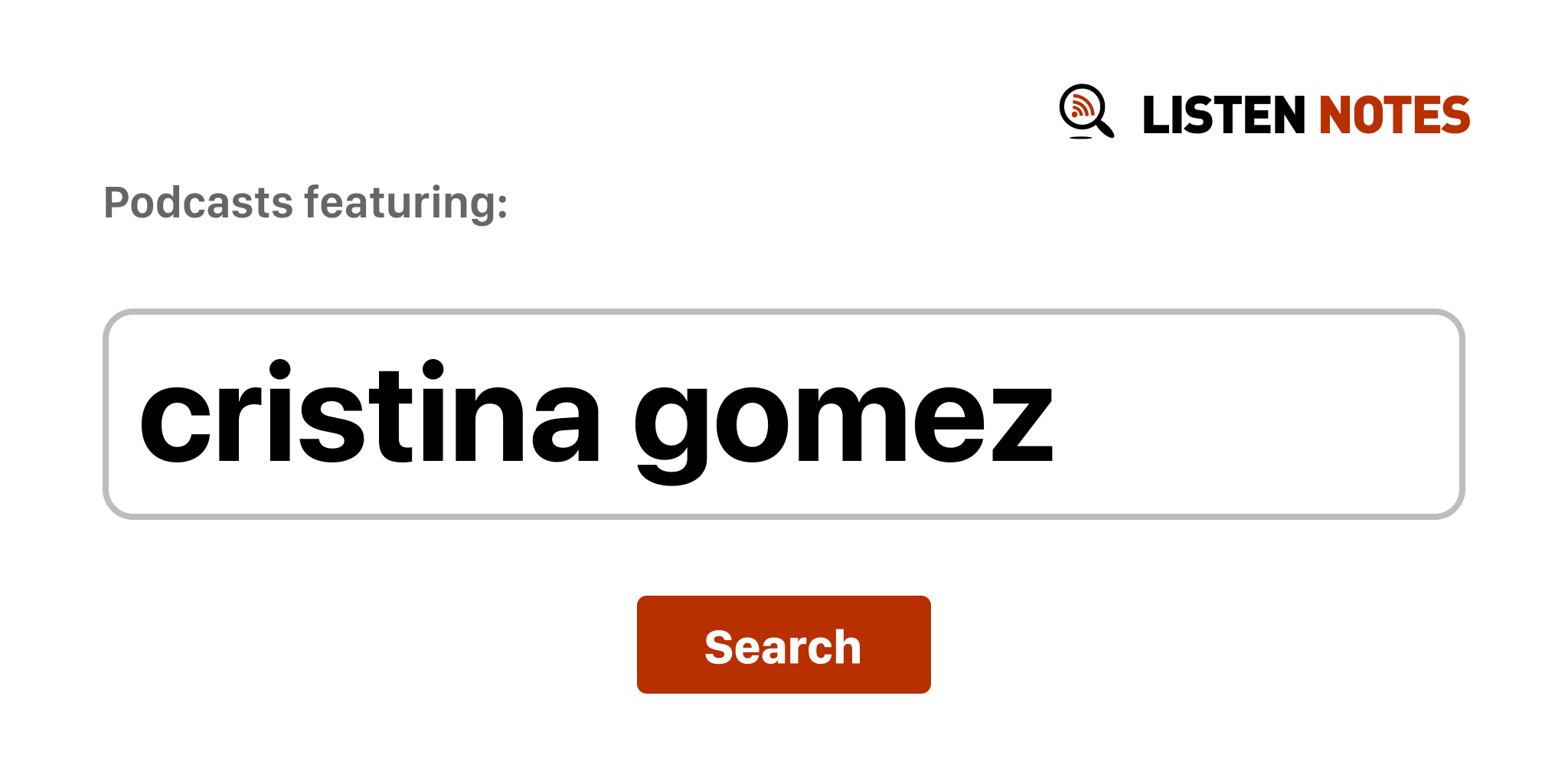 Cristina Gomez - Top podcast episodes