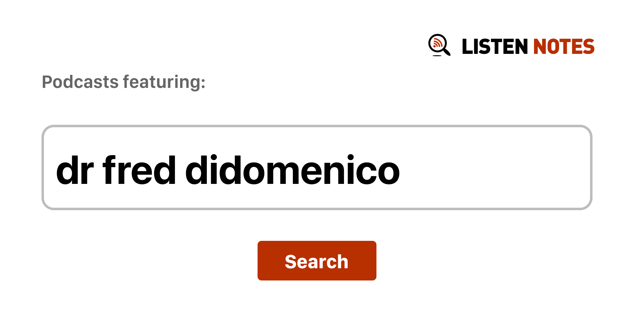Dr Fred Didomenico - Top podcast episodes