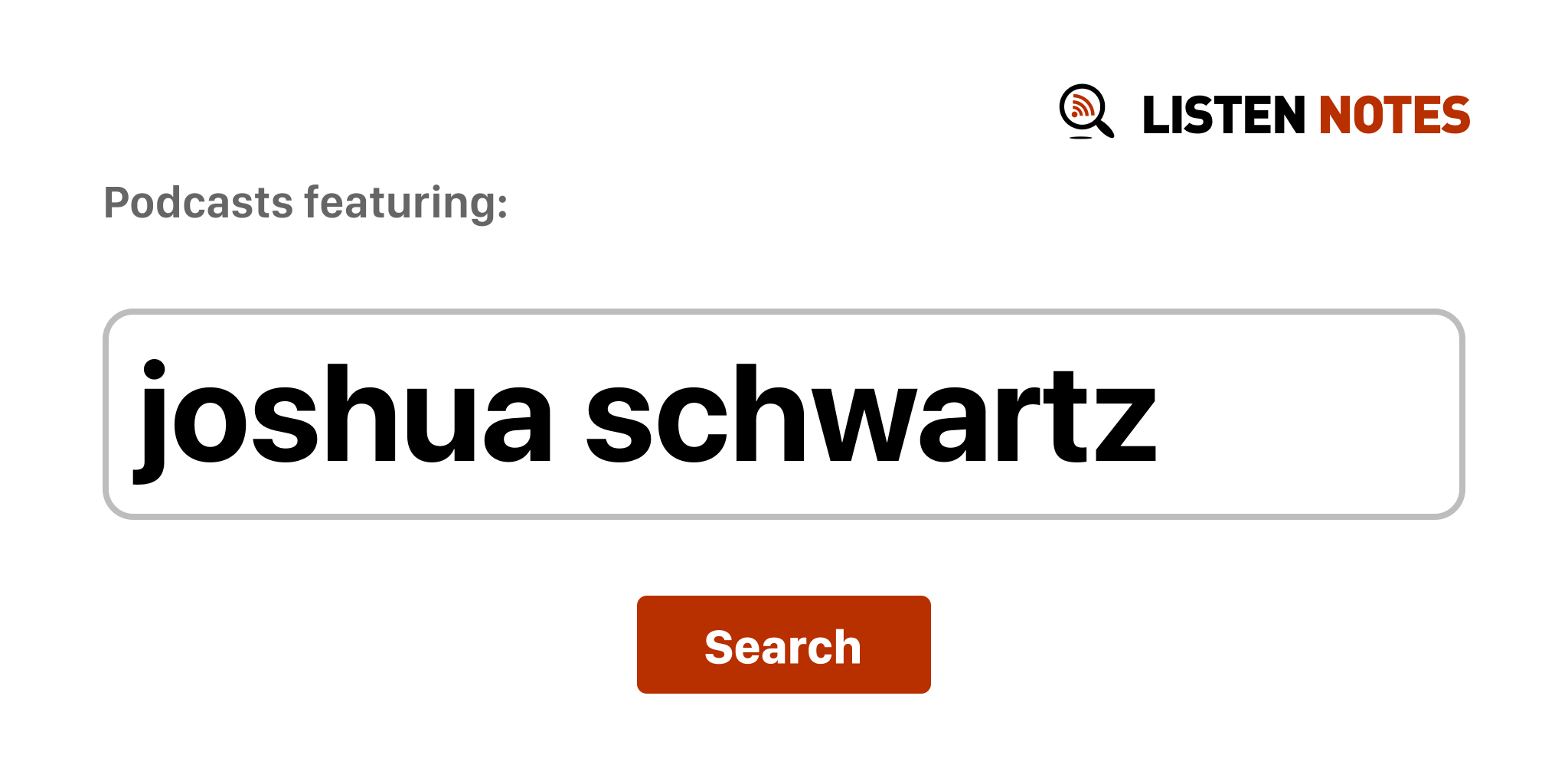 Joshua Schwartz - Top podcast episodes