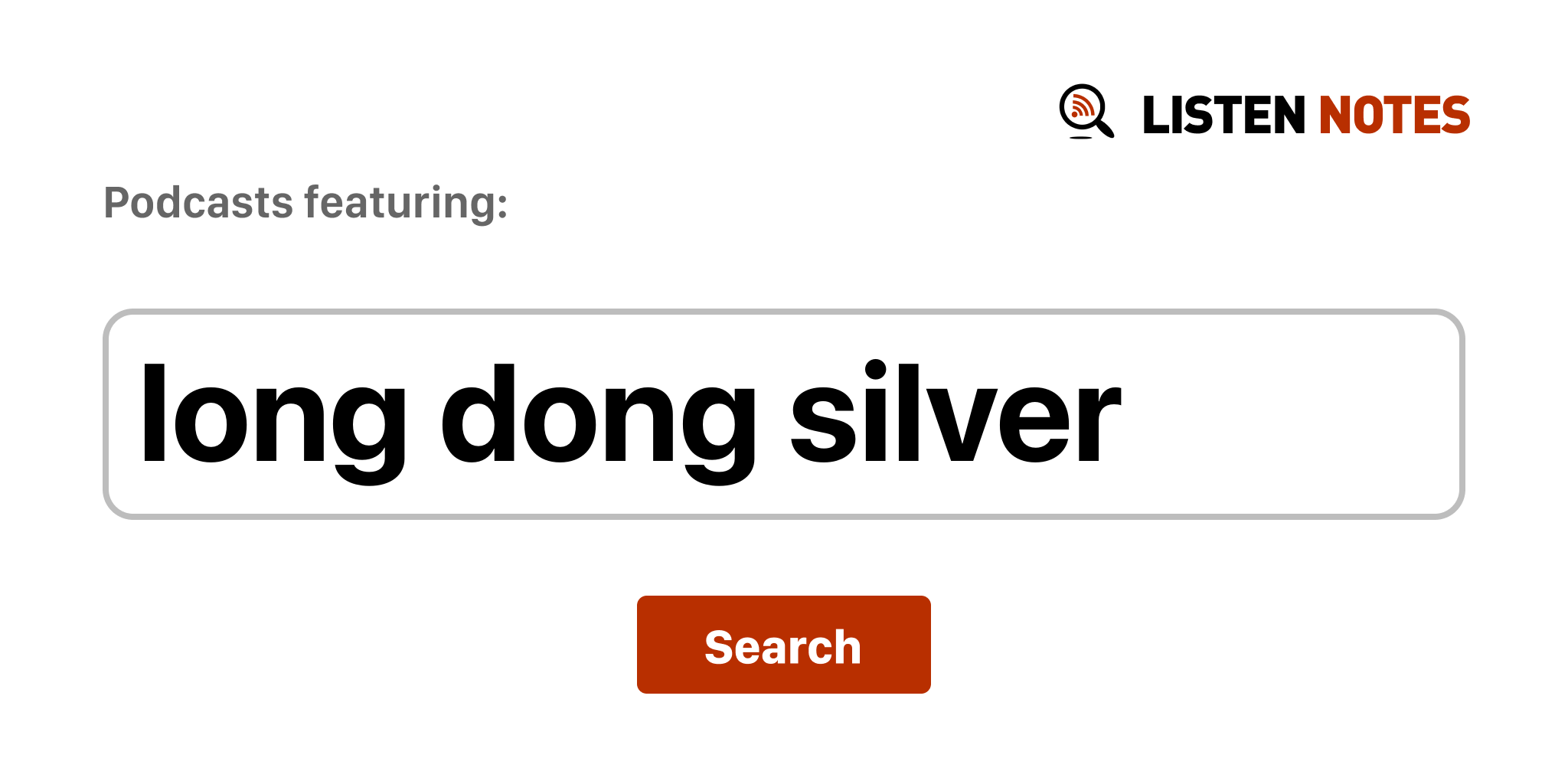 Long Dong Silver - 最佳播客单集