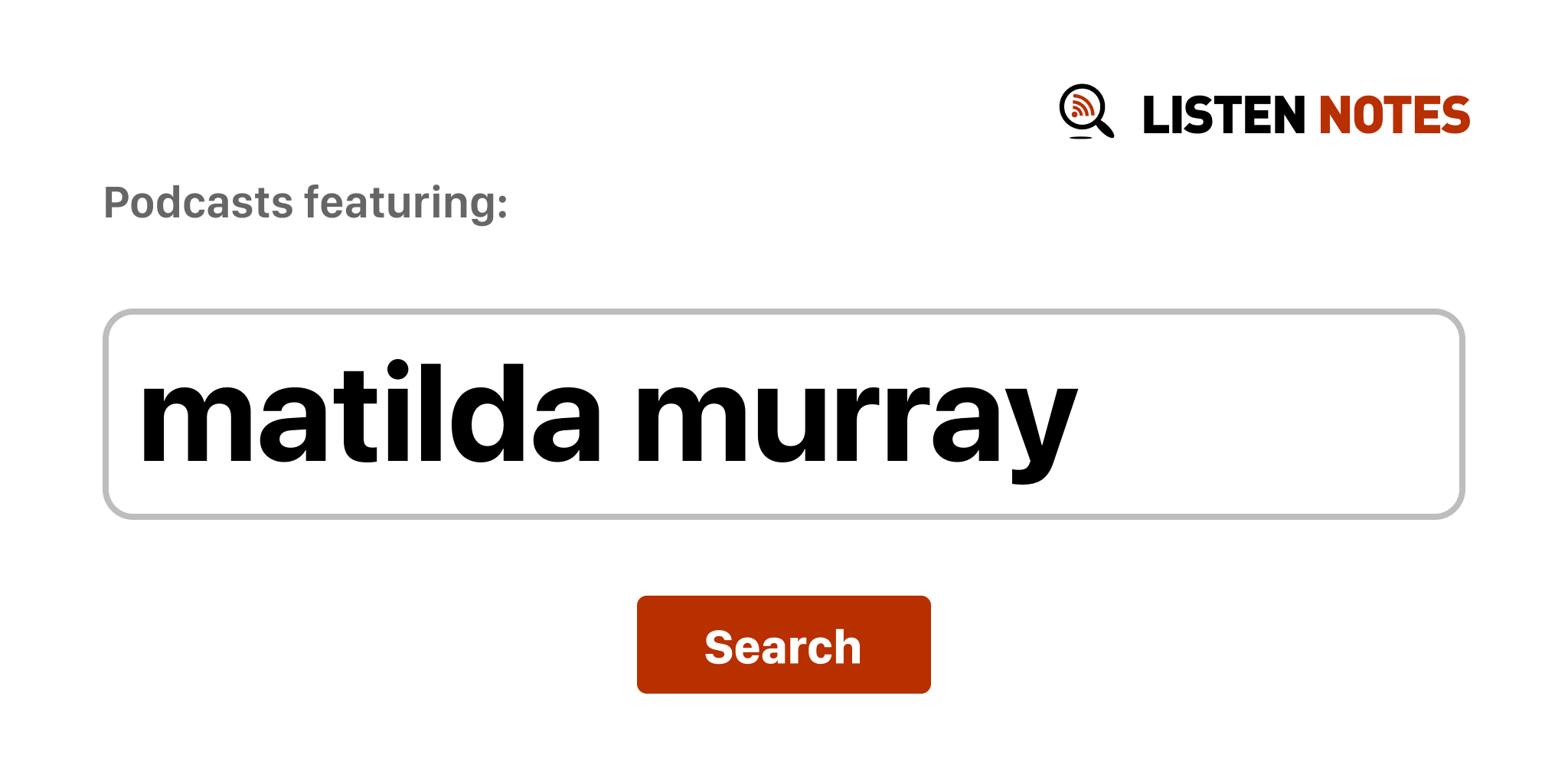 Matilda Murray - Top podcast episodes