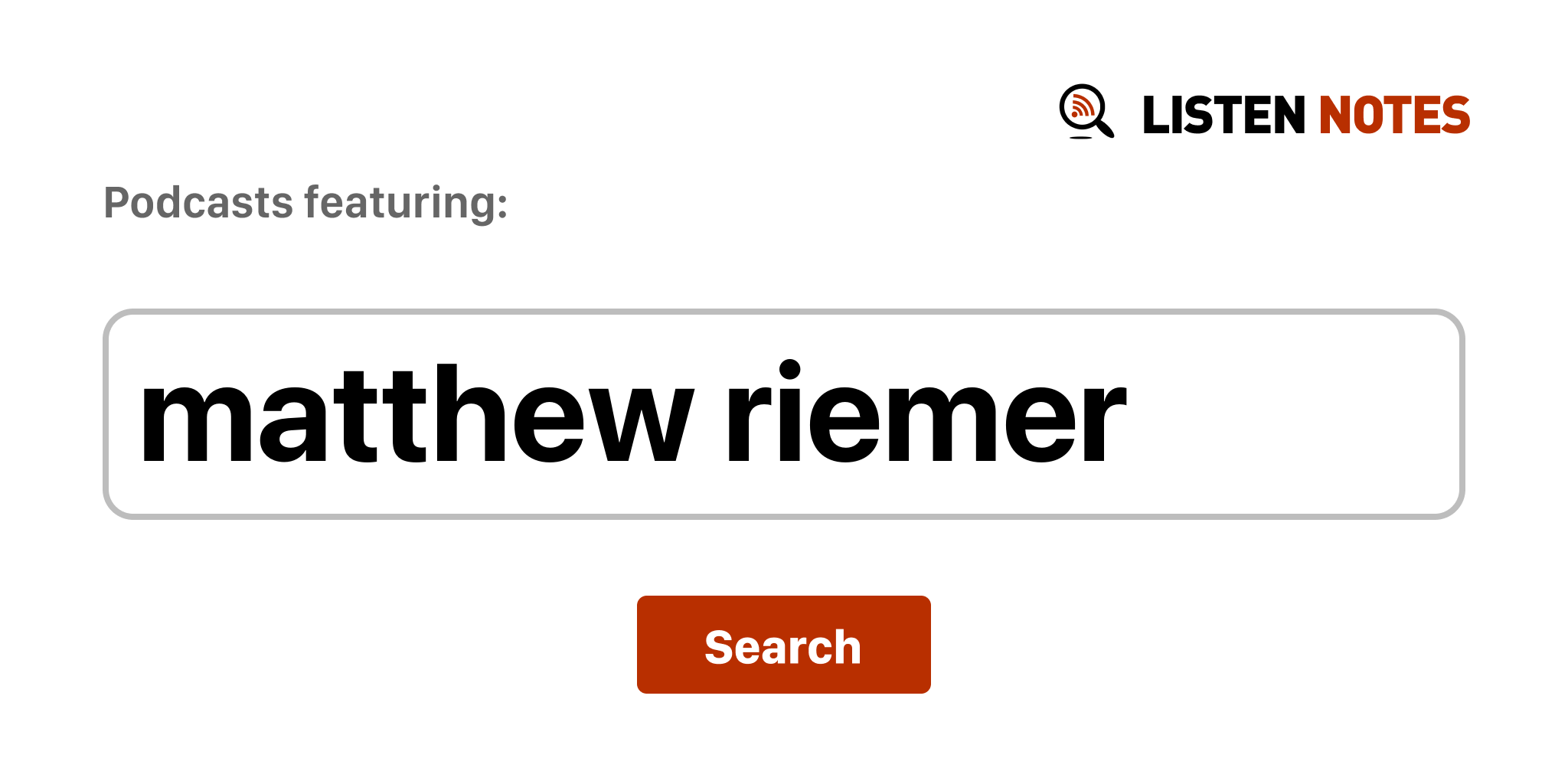 Matthew Riemer - Top podcast episodes