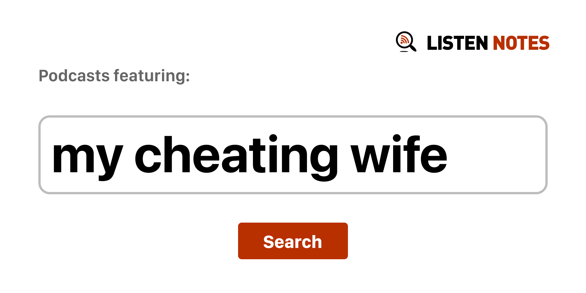 My Cheating Wife - Top podcast episodes