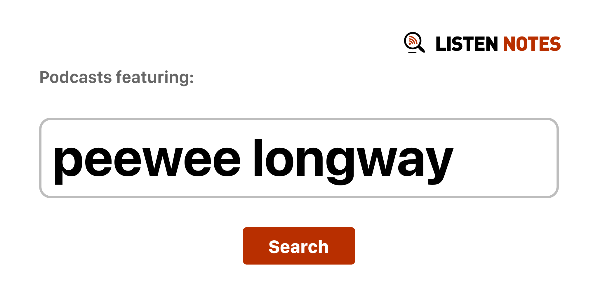 peewee longway servin lean