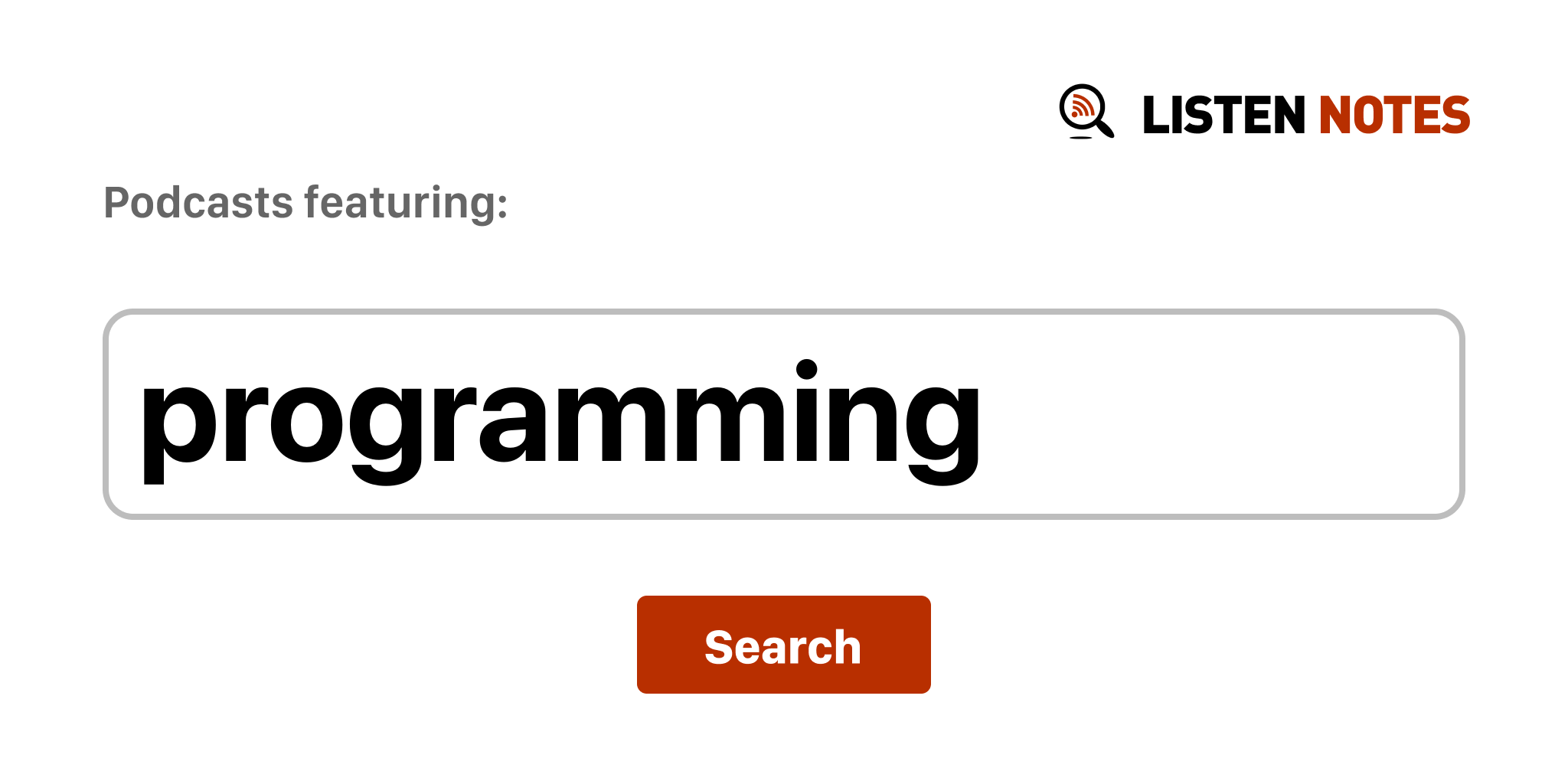 Latest Programming podcasts (2023) Listen Notes