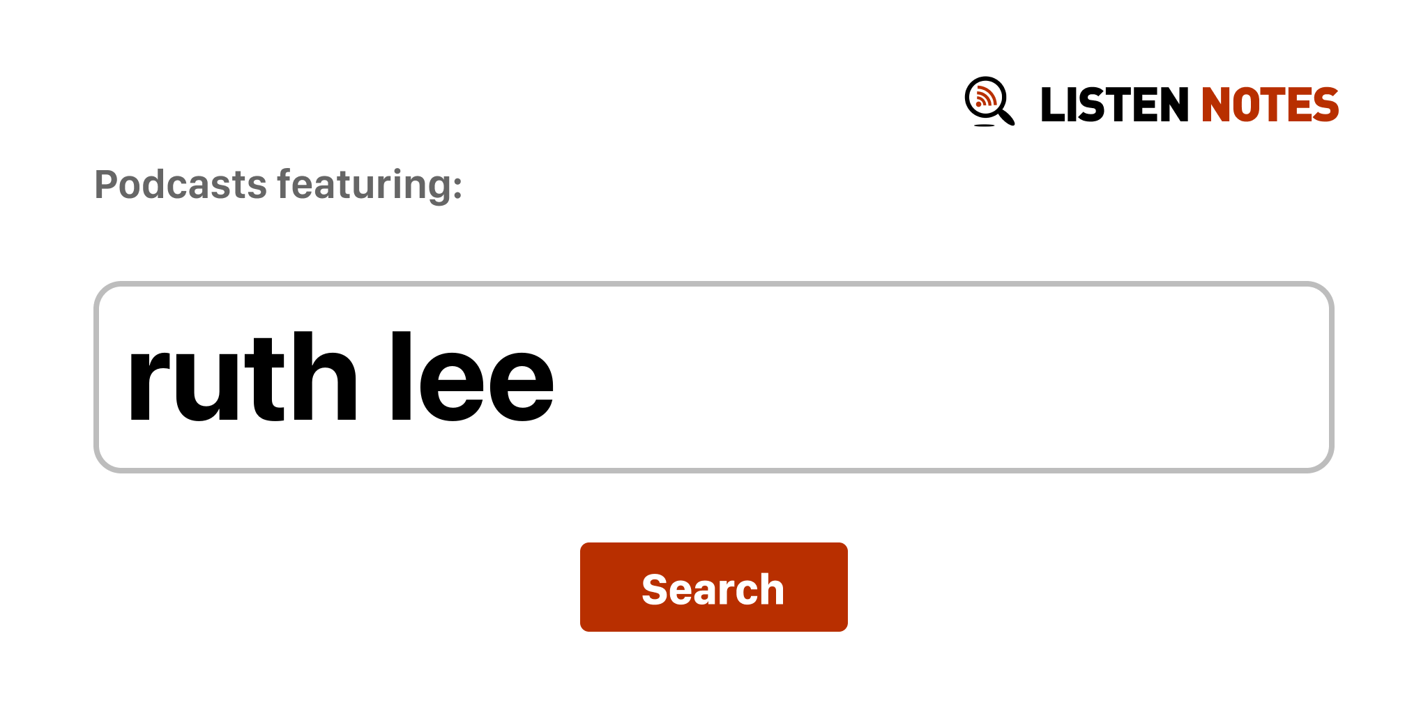 Ruth Lee - Top podcast episodes