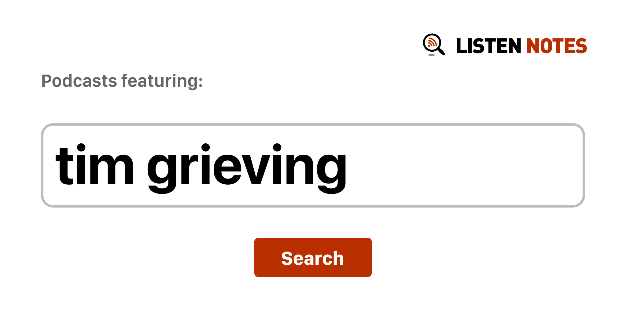 Tim Grieving - Top podcast episodes